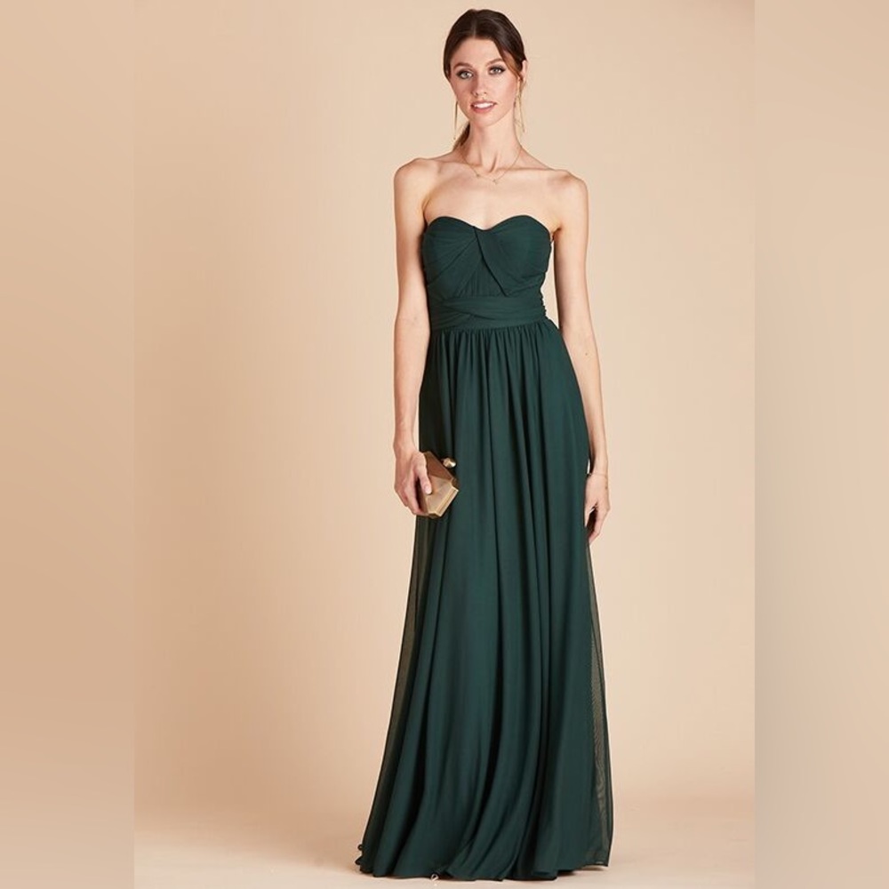 Birdy Grey Chicky Convertible Dress Emerald LARGE Bridesmaid NEW NWT GREEN
